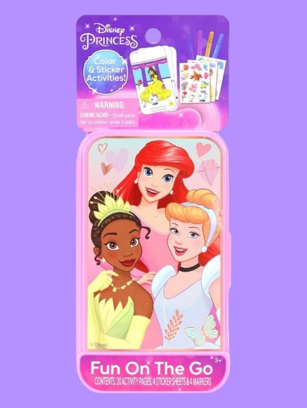 Disney Princess Fun On The Go Activity Kit New. Coloring Stickers